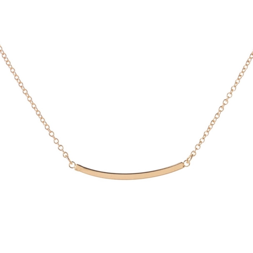 🛍Curved bar necklace🛍
